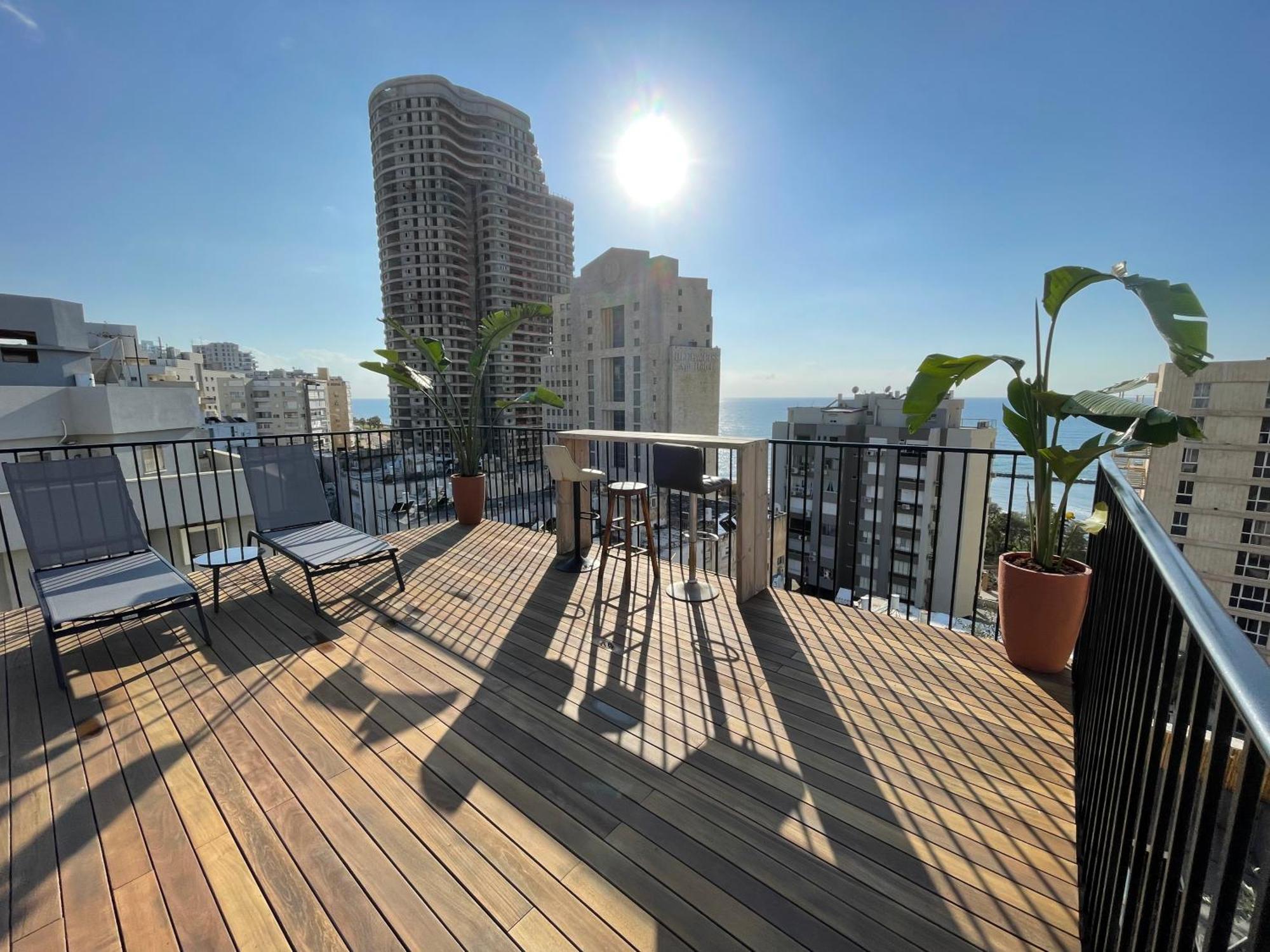 נתניה Roof Top 3 Floors מראה חיצוני תמונה
